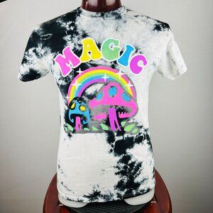 Magic Mushrooms Tie-Dye Medium T-Shirt Shirt